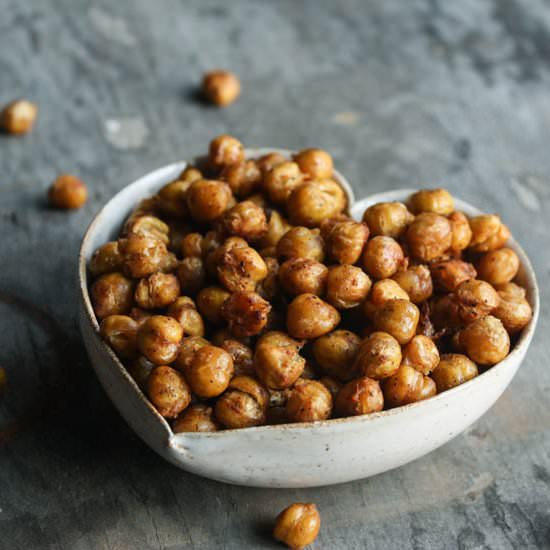 Spicy Roasted Chickpeas