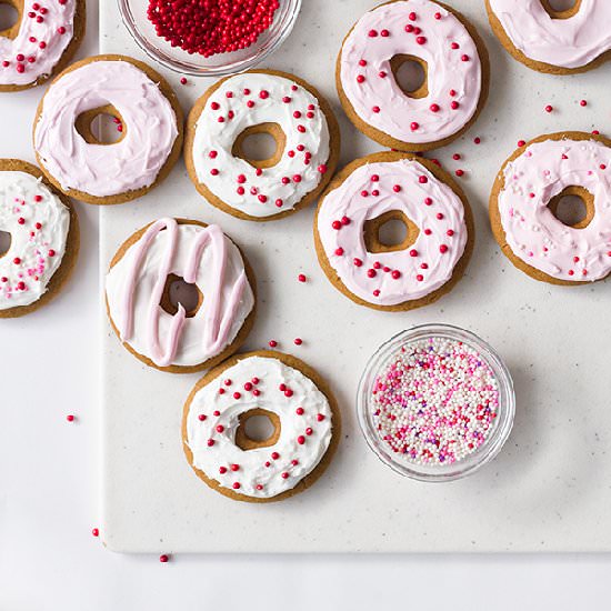 Gingerbread Donut Cookies