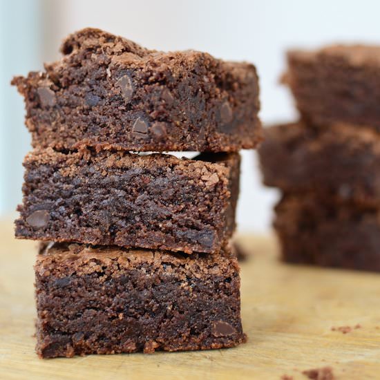 Whole Grain Double Fudge Brownies