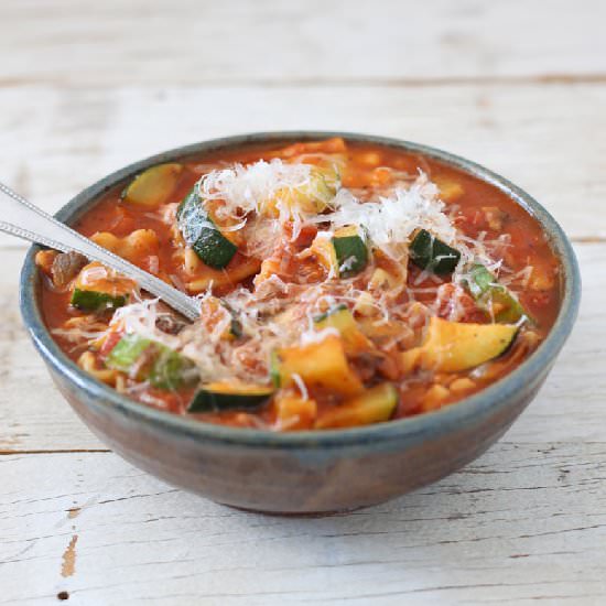 Vegetarian Lasagna Soup