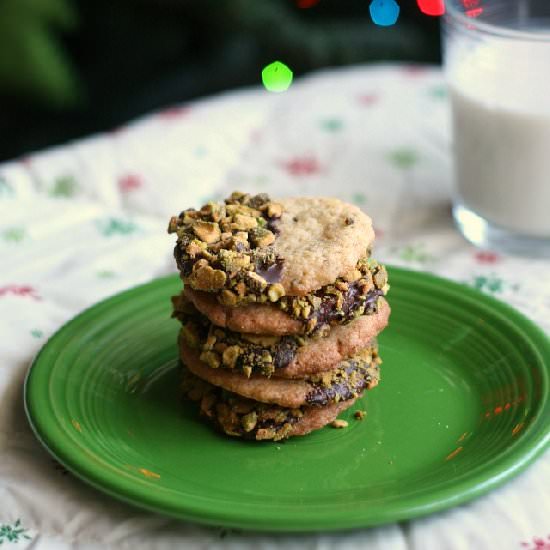 Butter Cookies with Pistachios