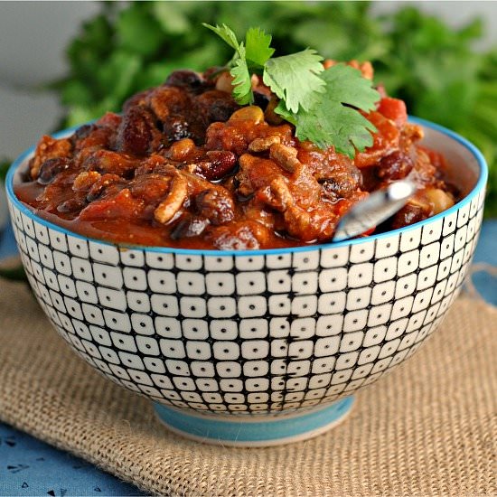 Crock Pot Turkey Chili
