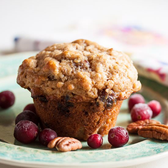 Oatmeal Date Muffins