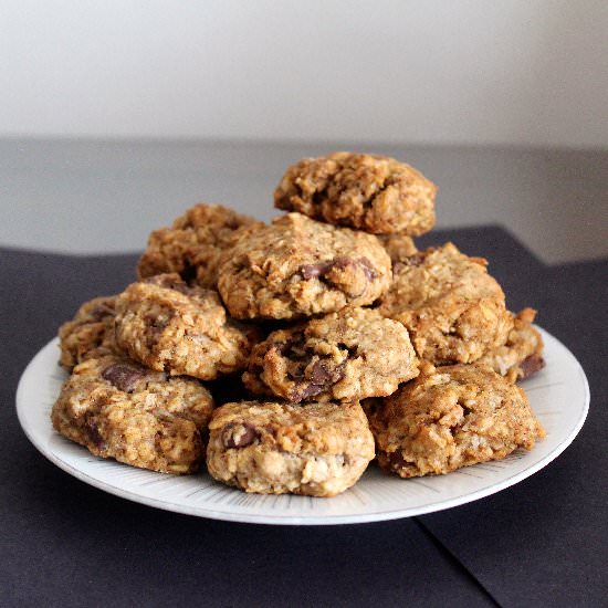 Chocolate Coconut Almond Cookies