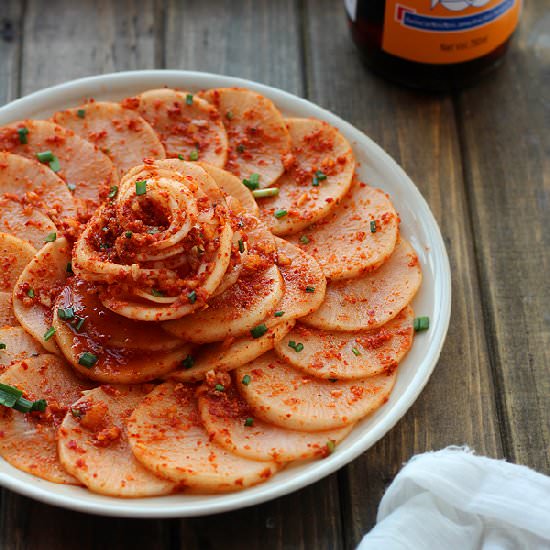 Kimchi white radish