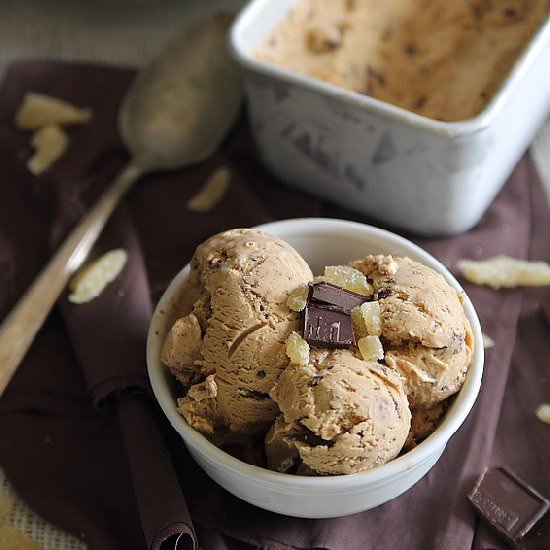 Chocolate Gingerbread Ice Cream