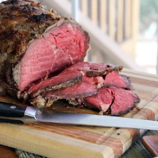 Prime Rib with Horseradish Cream