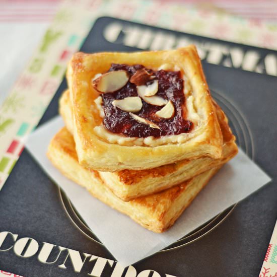 Cranberry Cream Cheese Pastries