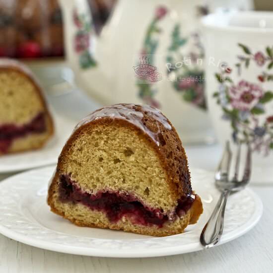 Cranberry Sauce Bundt Cake
