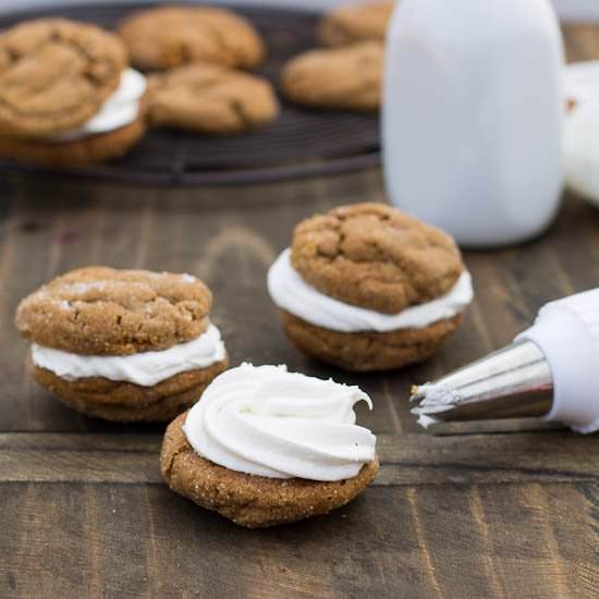Gingerbread Sandwich Cookies
