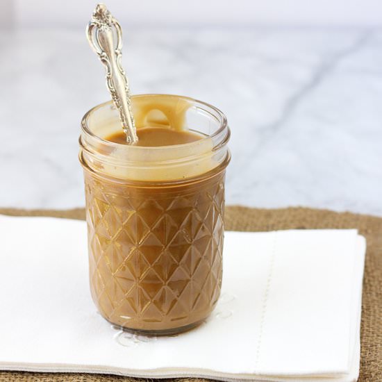 Easy, Dairy-Free Caramel Sauce