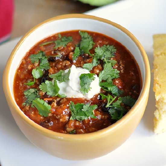 Quick Turkey Chili