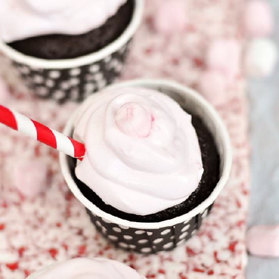 Hot Chocolate Cupcakes