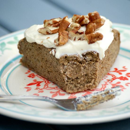 Banana Buckwheat Breakfast Cake