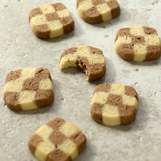 Checkerboard Butter Cookies