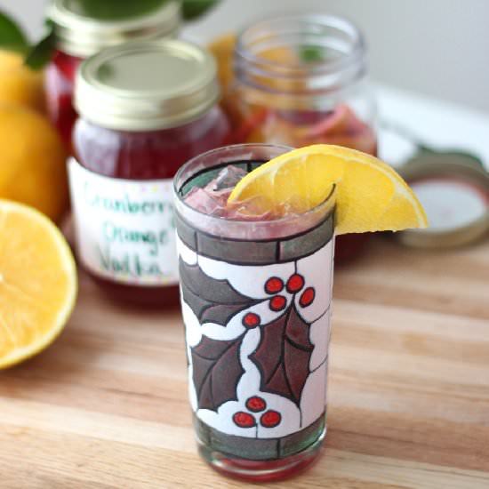 Cranberry Orange Vodka