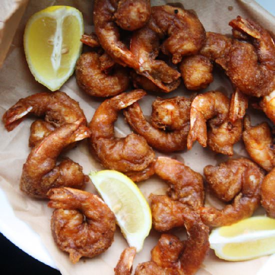 Beer-Battered Cajun Shrimp