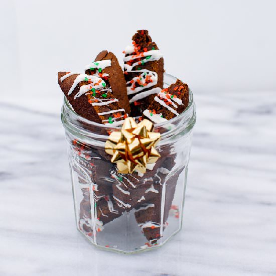 Triple Chocolate Biscotti