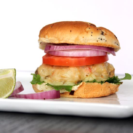 Chili Chicken Lime Burgers