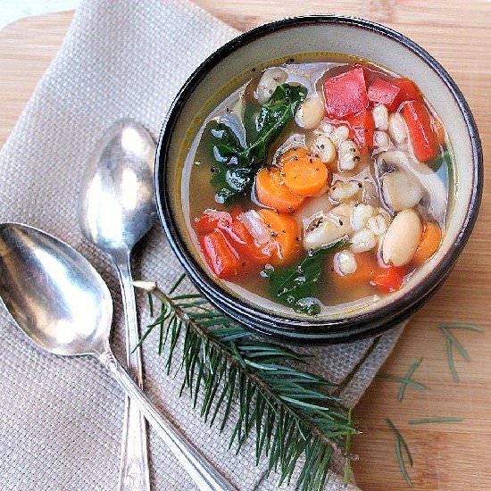 Pearled Barley Vegetable Soup