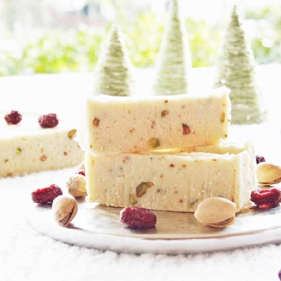White Chocolate Coconut Nougat