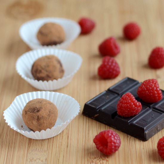 Raspberry Chocolate Truffles