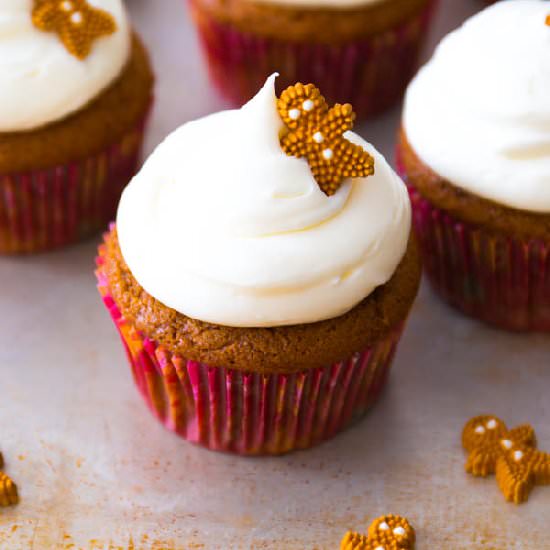 Gingerbread Cupcakes