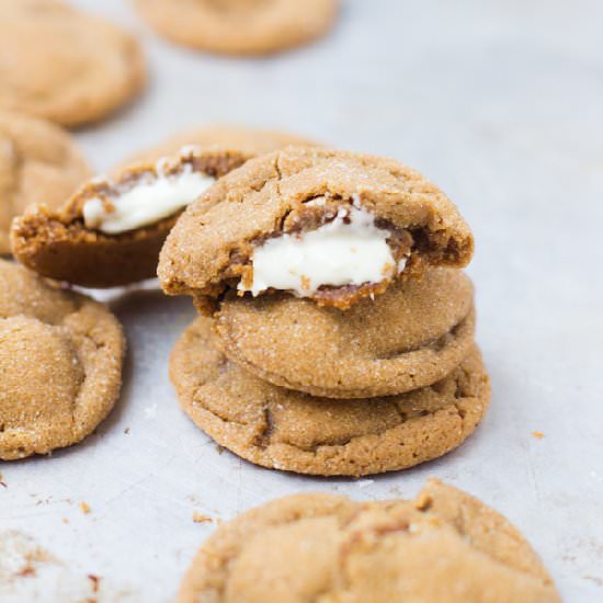White Chocolate Molasses Cookies