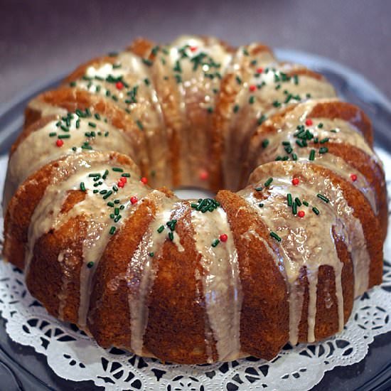 Easy Egg Nog Bundt Cake