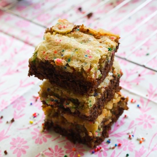 Cake Batter Blondies