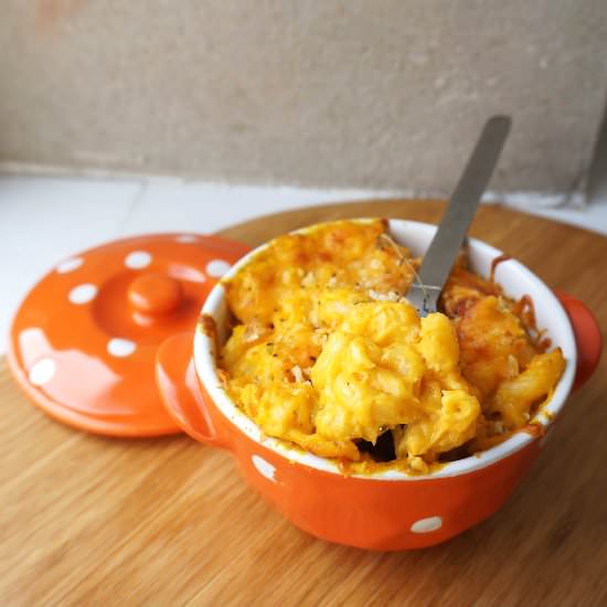 Creamy Pumpkin Mac and Cheese