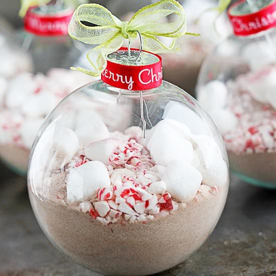 Peppermint Cocoa Christmas Ornament