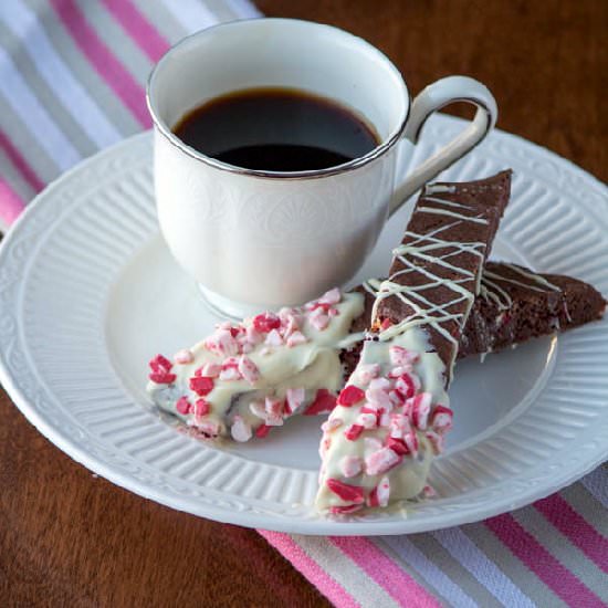 Peppermint Crunch Biscotti