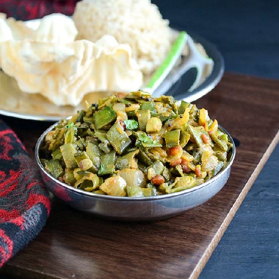 Indian Broad Beans Stir fry