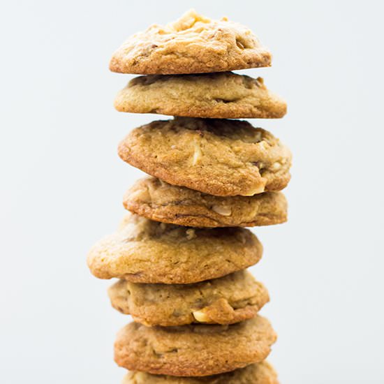 Salted Toffee Crunch Cookies