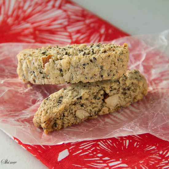 Almond Sesame Seed Biscotti