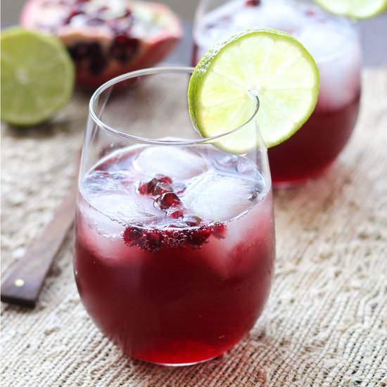 Pomegranate Spritzers