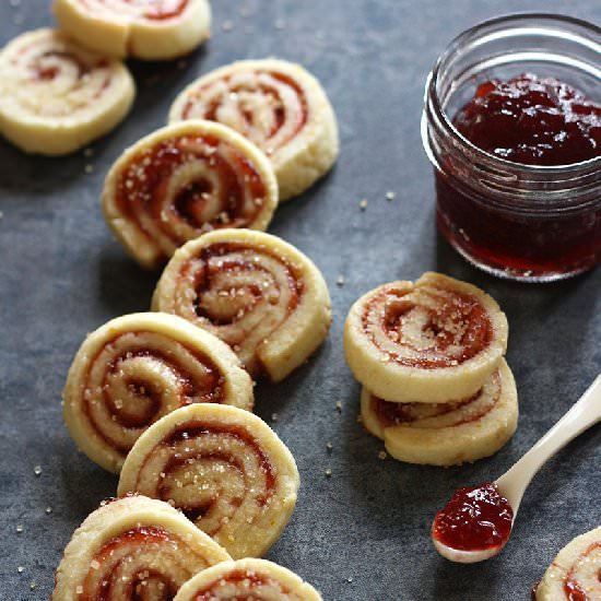 Jam Pinwheel Cookies