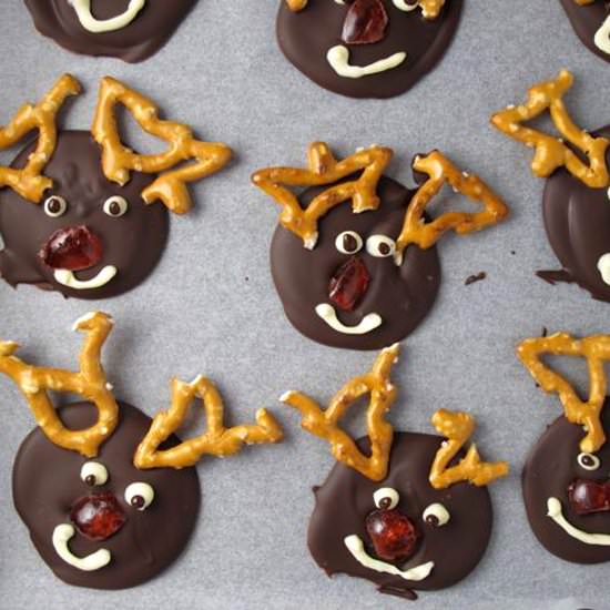 Reindeer Mendiants for Kids
