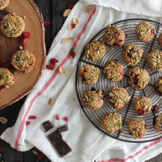 Pistachio Crusted Cranberry Cookie