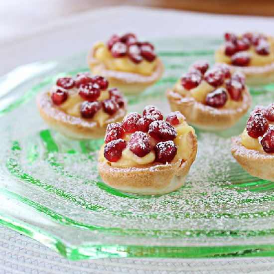 Pomegranate Tartlets