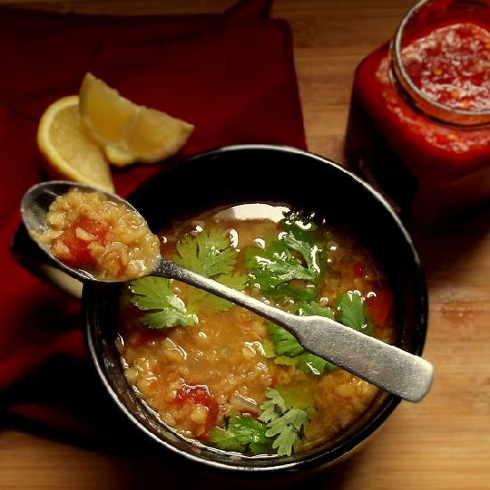 Mediterranean Red Lentil Soup