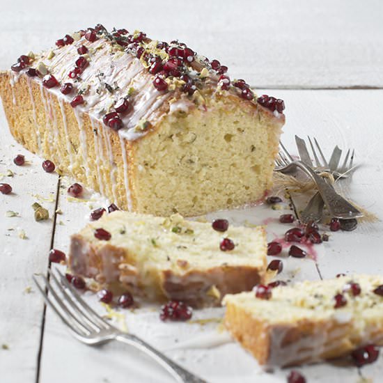 Lemon Cake with Basil