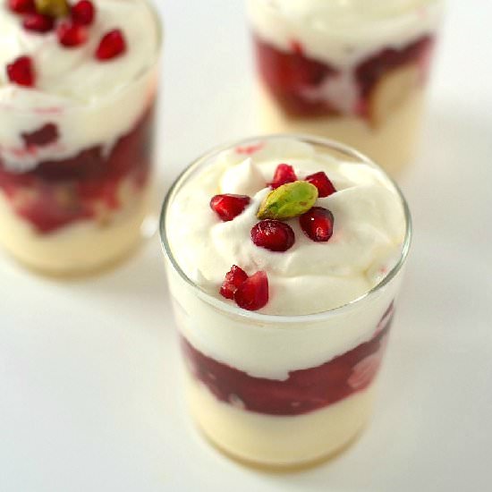 Cardamom Plum Trifle