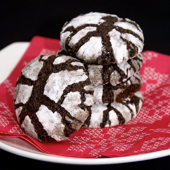 Chocolate Crinkle Cookies