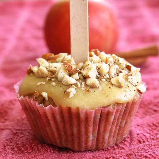 Make One Caramel Apple Cupcake