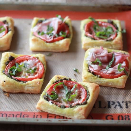 Tomato Pesto Tarts