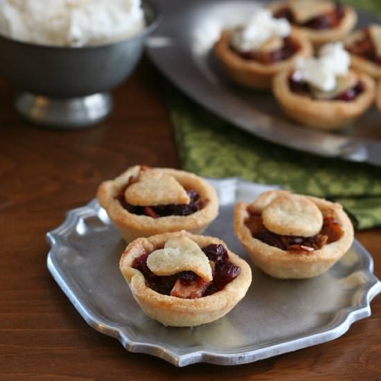 Mincemeat Tarts with Hard Sauce