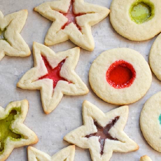 Stained Glass Window Cookies