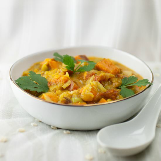 Thai Lentil & Sweet Potato Stew